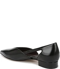 Naturalizer Sydney Leather Cutout Pointed Toe Dress Flats