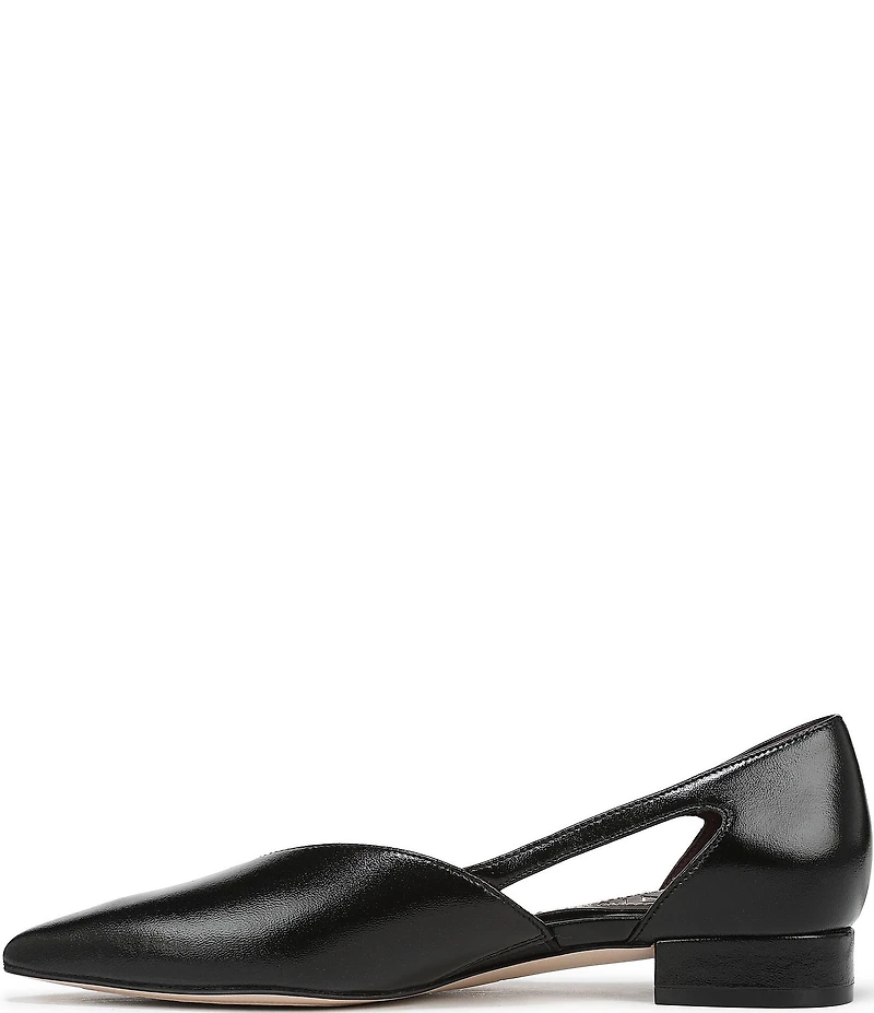 Naturalizer Sydney Leather Cutout Pointed Toe Dress Flats
