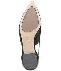Naturalizer Sydney Leather Cutout Pointed Toe Dress Flats