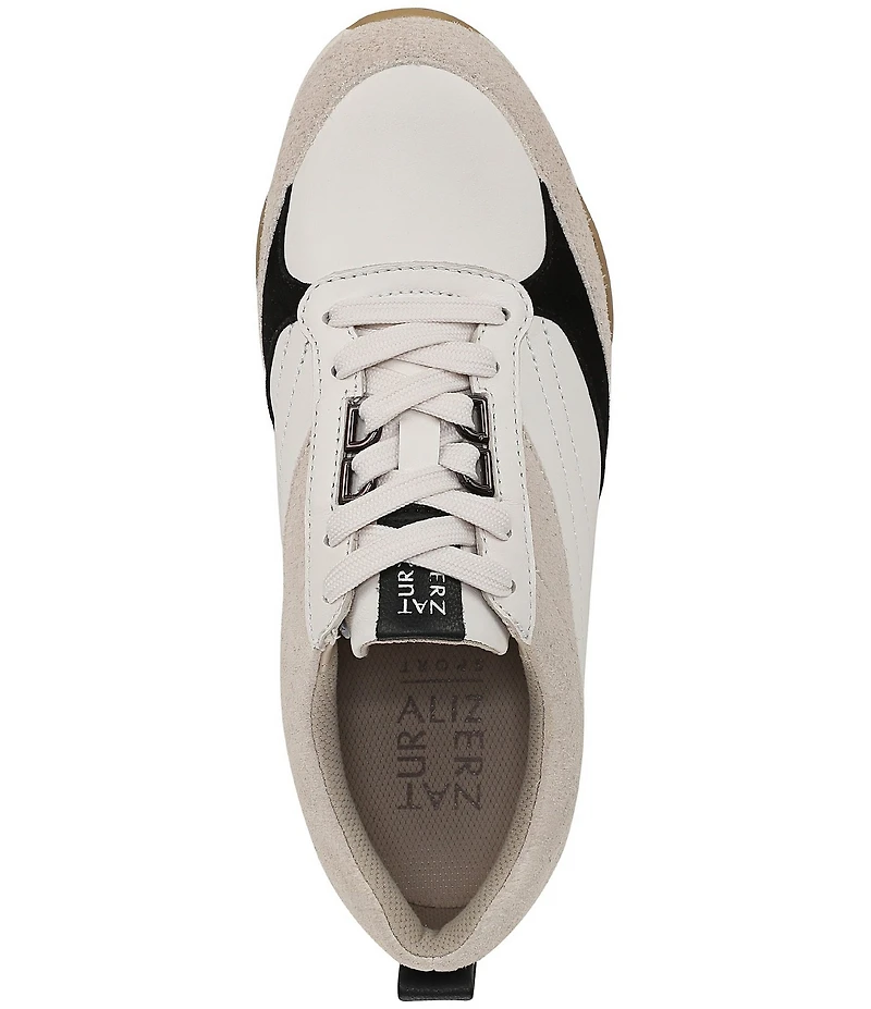 Naturalizer Tao Leather Suede Sneakers