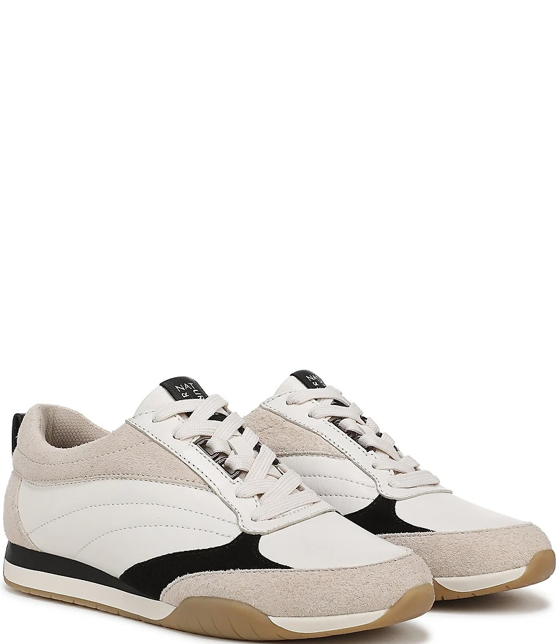 Naturalizer Tao Leather Suede Sneakers