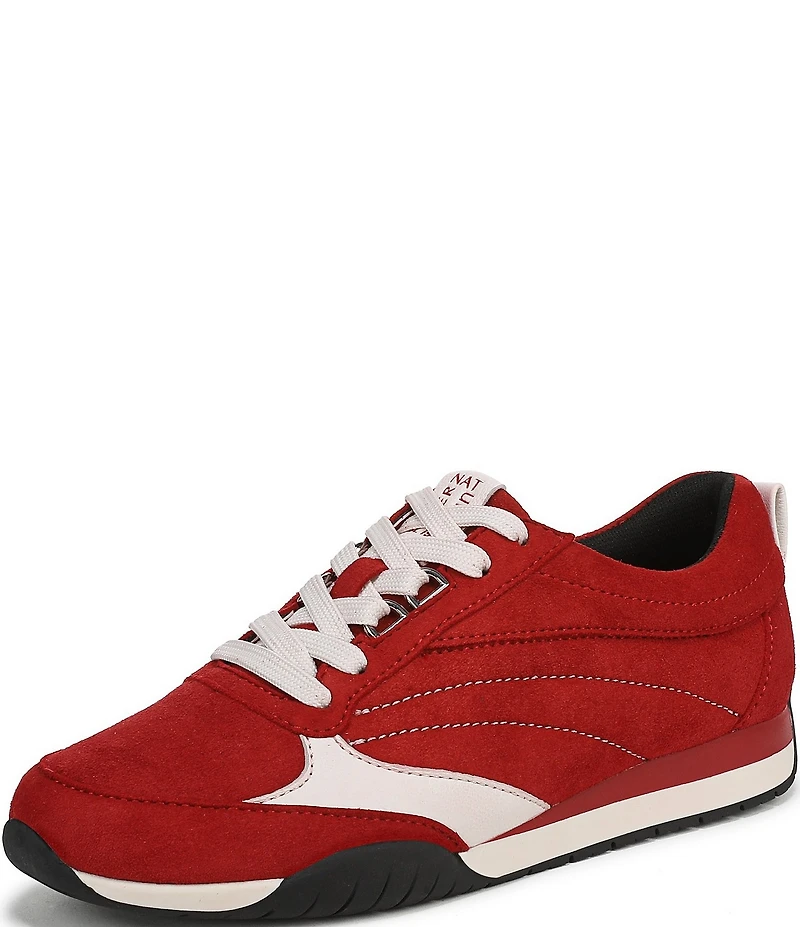 Naturalizer Tao Leather Suede Sneakers
