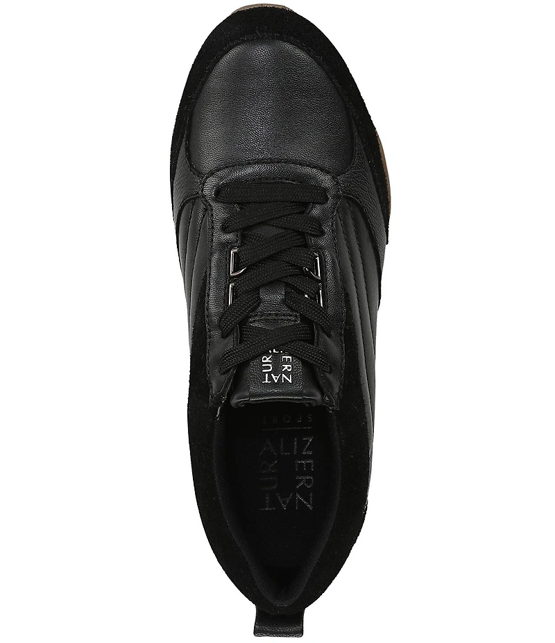 Naturalizer Tao Leather Suede Sneakers