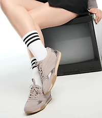 Naturalizer Tao Leather Suede Sneakers