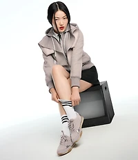 Naturalizer Tao Leather Suede Sneakers