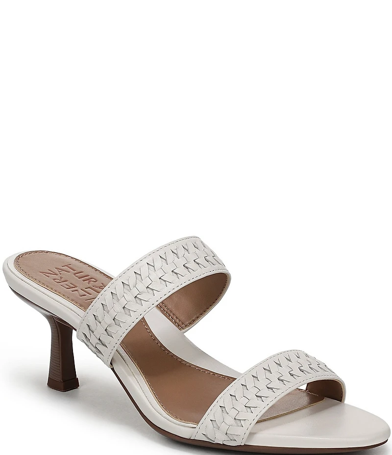 Naturalizer Terra Leather Braided Detailing Slip On Dress Sandals