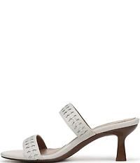 Naturalizer Terra Leather Braided Detailing Slip On Dress Sandals