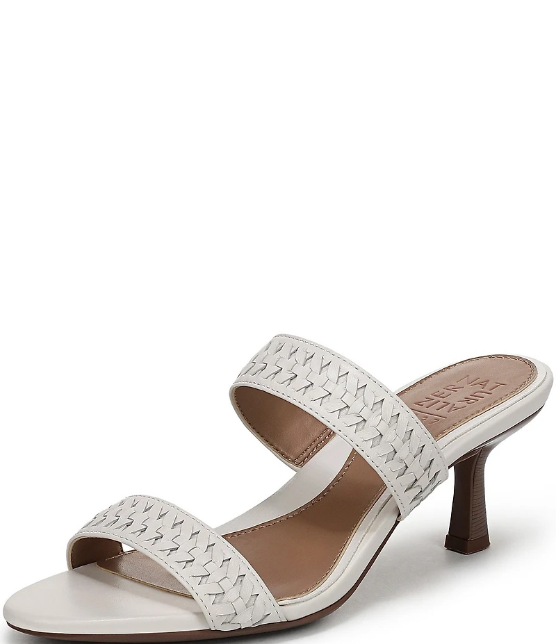 Naturalizer Terra Leather Braided Detailing Slip On Dress Sandals