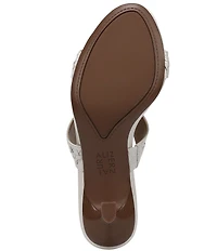 Naturalizer Terra Leather Braided Detailing Slip On Dress Sandals