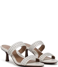 Naturalizer Terra Leather Braided Detailing Slip On Dress Sandals