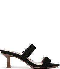 Naturalizer Terra Suede Braided Detailing Slip On Dress Sandals