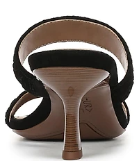 Naturalizer Terra Suede Braided Detailing Slip On Dress Sandals