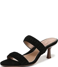 Naturalizer Terra Suede Braided Detailing Slip On Dress Sandals