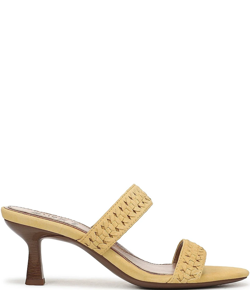 Naturalizer Terra Suede Braided Detailing Slip On Dress Sandals