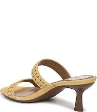 Naturalizer Terra Suede Braided Detailing Slip On Dress Sandals