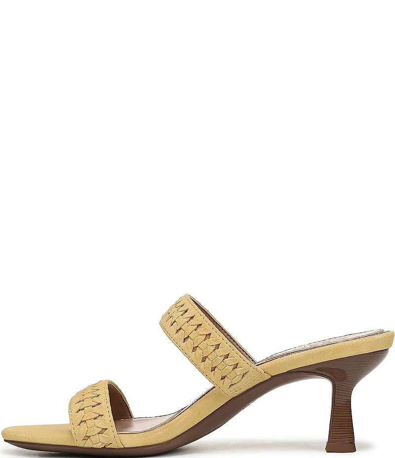 Naturalizer Terra Suede Braided Detailing Slip On Dress Sandals