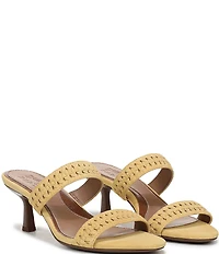 Naturalizer Terra Suede Braided Detailing Slip On Dress Sandals