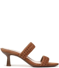 Naturalizer Terra Suede Braided Detailing Slip On Dress Sandals