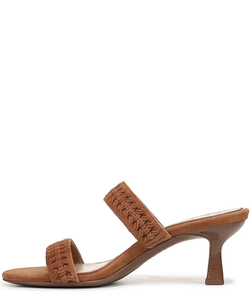 Naturalizer Terra Suede Braided Detailing Slip On Dress Sandals