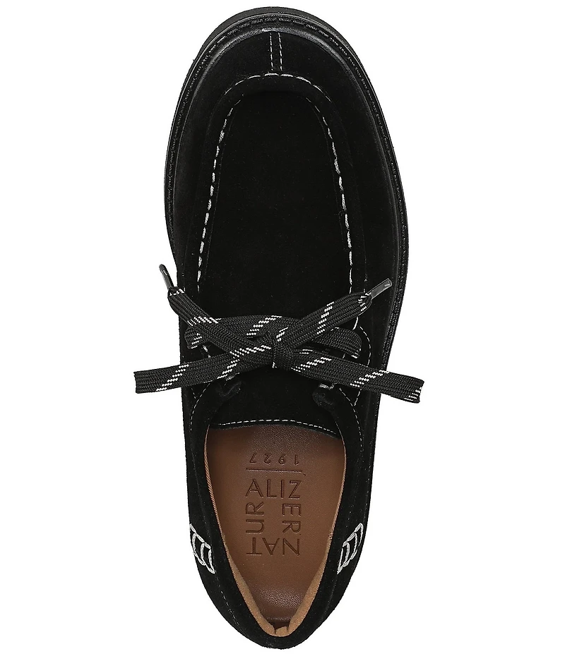 Naturalizer Tisha Lace Up Lug Sole Platform Oxfords