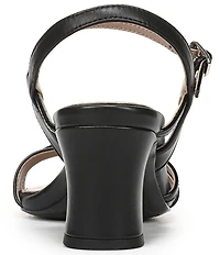 Naturalizer Trey Leather Ankle Wrap Dress Sandals