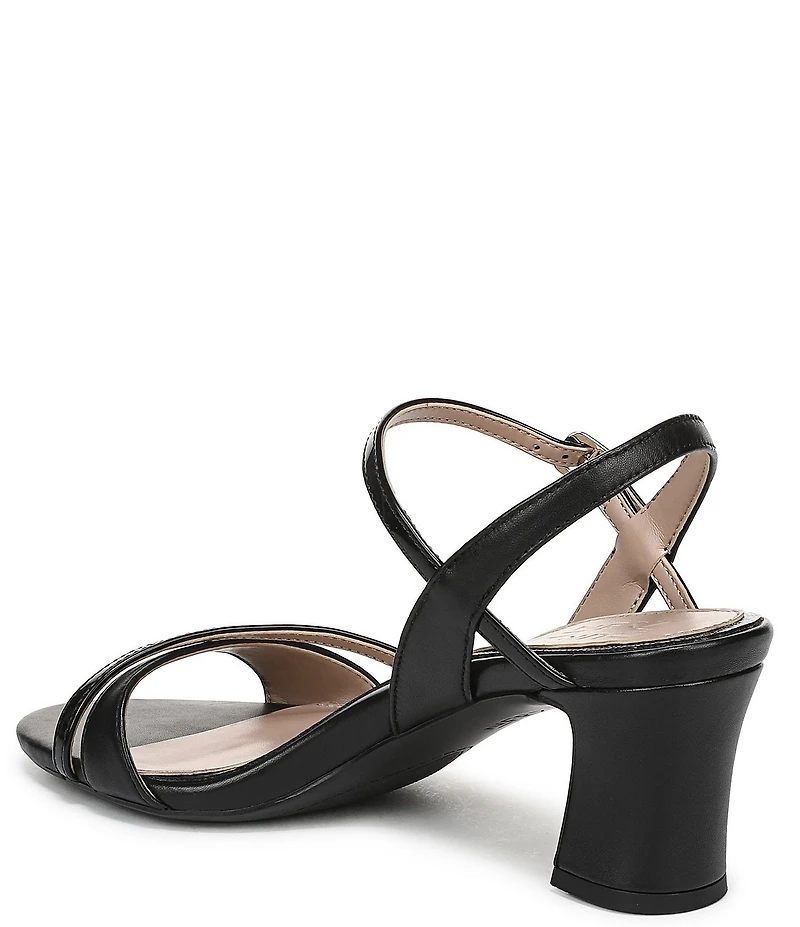 Naturalizer Trey Leather Ankle Wrap Dress Sandals