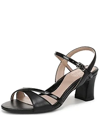 Naturalizer Trey Leather Ankle Wrap Dress Sandals