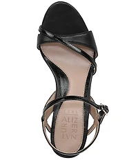 Naturalizer Trey Leather Ankle Wrap Dress Sandals