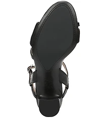 Naturalizer Trey Leather Ankle Wrap Dress Sandals