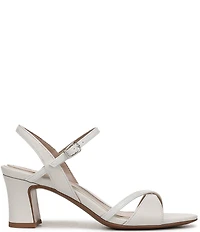 Naturalizer Trey Leather Ankle Wrap Dress Sandals