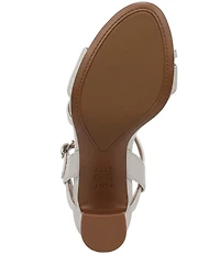 Naturalizer Trey Leather Ankle Wrap Dress Sandals