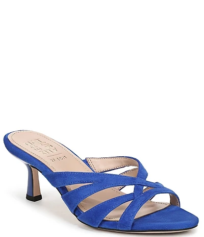 Naturalizer Tuesday Suede Strappy Dress Slide Sandals