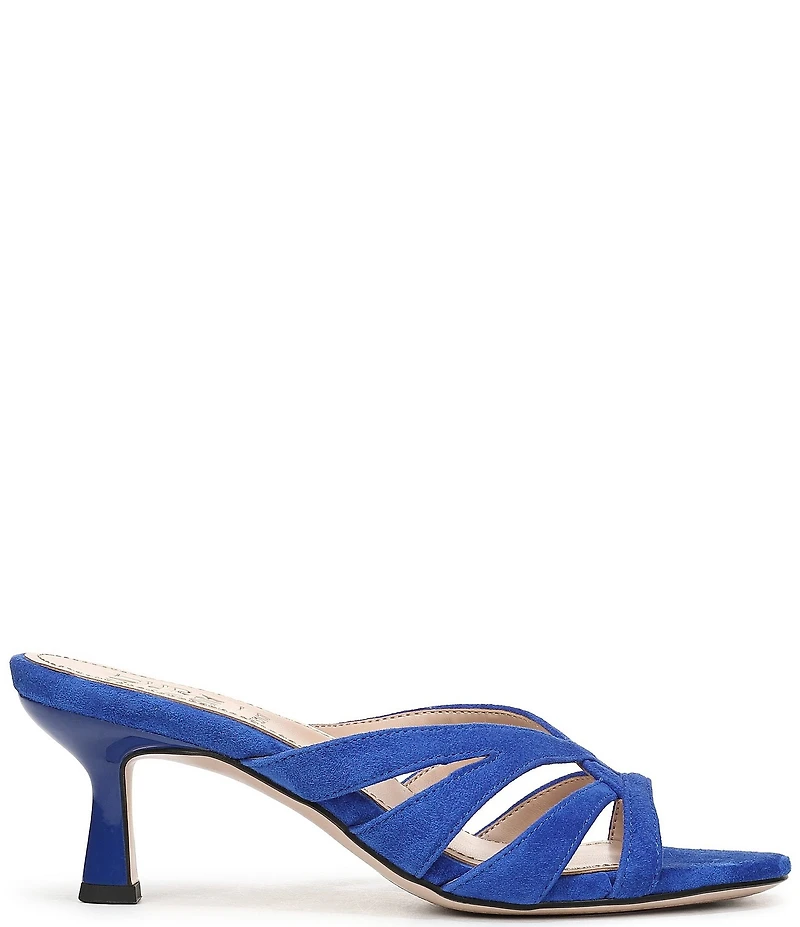 Naturalizer Tuesday Suede Strappy Dress Slide Sandals