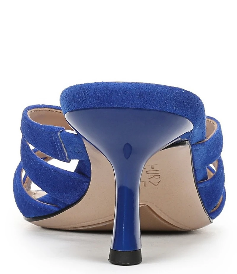 Naturalizer Tuesday Suede Strappy Dress Slide Sandals