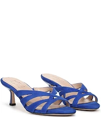 Naturalizer Tuesday Suede Strappy Dress Slide Sandals