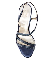 Naturalizer Vanessa Strappy Rhinestone Detail Block Heel Evening Dress Sandals
