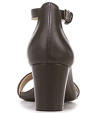 Naturalizer Vera Leather Ankle Strap Dress Sandals