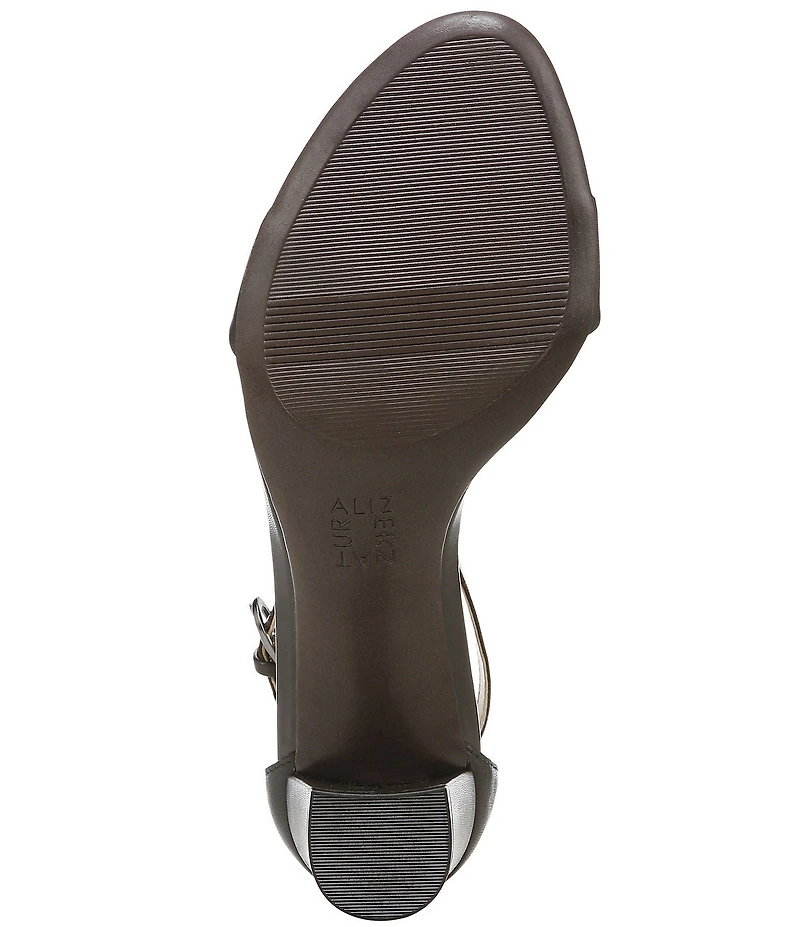 Naturalizer Vera Leather Ankle Strap Dress Sandals