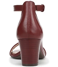 Naturalizer Vera Leather Ankle Strap Dress Sandals