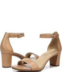Naturalizer Vera Leather Ankle Strap Dress Sandals