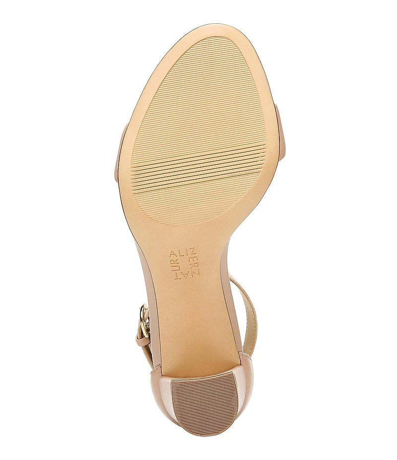 Naturalizer Vera Leather Ankle Strap Dress Sandals