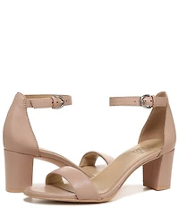 Naturalizer Vera Leather Ankle Strap Dress Sandals