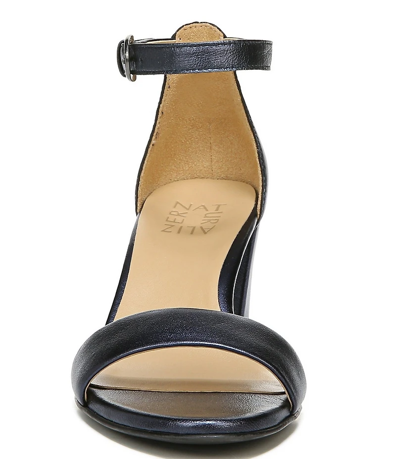 Naturalizer Vera Metallic Leather Dress Sandals