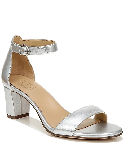 Naturalizer Vera Metallic Leather Dress Sandals