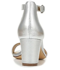 Naturalizer Vera Metallic Leather Dress Sandals