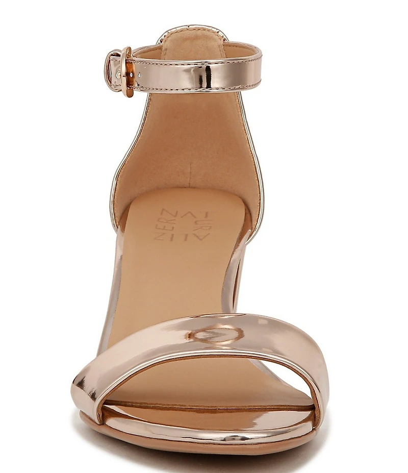 Naturalizer Vera Metallic Leather Dress Sandals