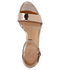 Naturalizer Vera Metallic Leather Dress Sandals