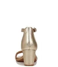 Naturalizer Vera Metallic Leather Dress Sandals