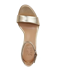 Naturalizer Vera Metallic Leather Dress Sandals