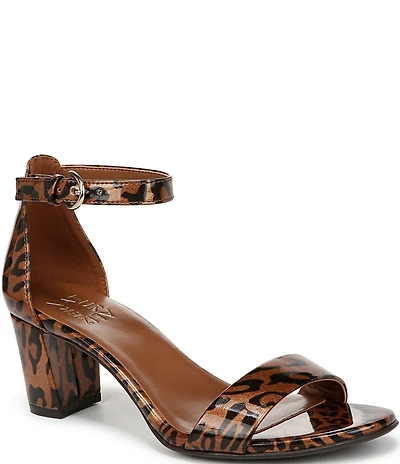 Naturalizer Vera Patent Leopard Print Dress Sandals